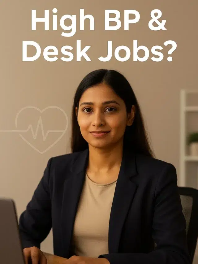 high bp and desk jobs