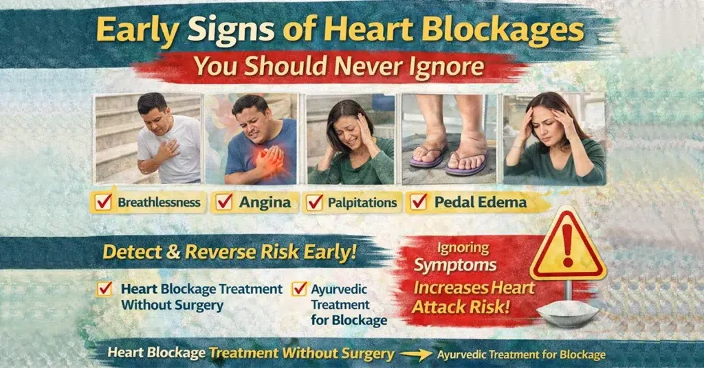 5 early signs of heart blockages early signs of heart blockages