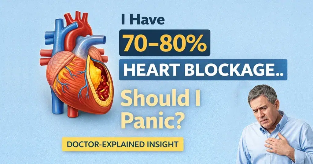Heart Blockage Be Reduced Without Surgery 70-80% heart blockage treatment