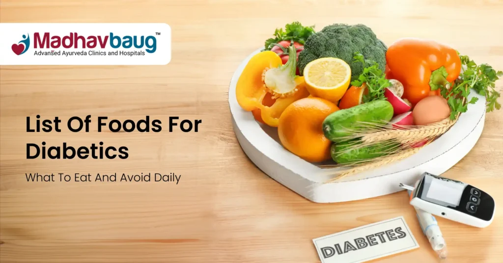Copy of List of foods for diabetics