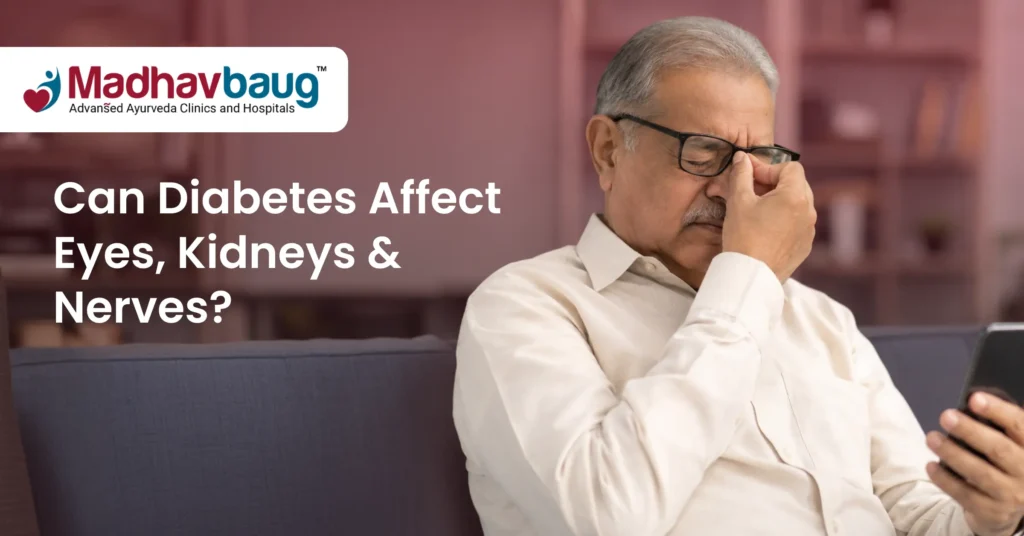 diabetes affecting eyes kidneys and nerves