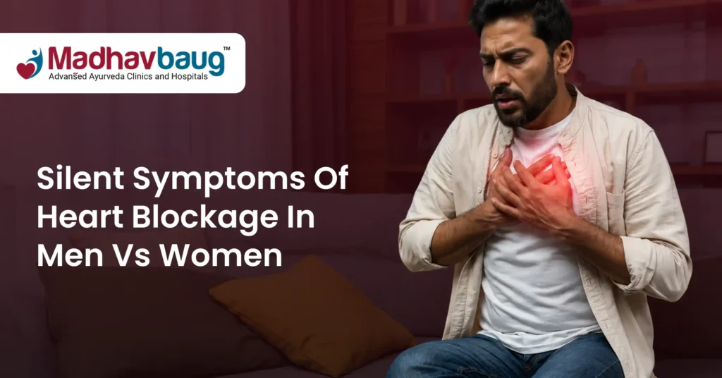 Silent symptoms of heart blockage in men vs women
